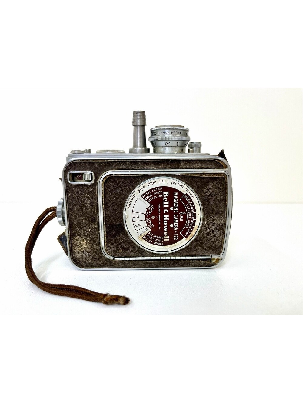 Vintage Bell & Howell 8mm Magazine Film Camera Model 172 – Retro Mid-Century